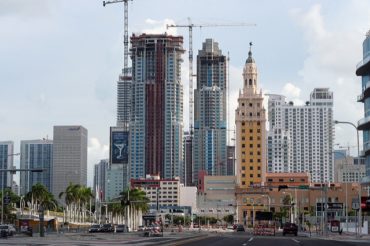 Cranes in the South Florida skylines have been predominantly for residential development for the last several years.