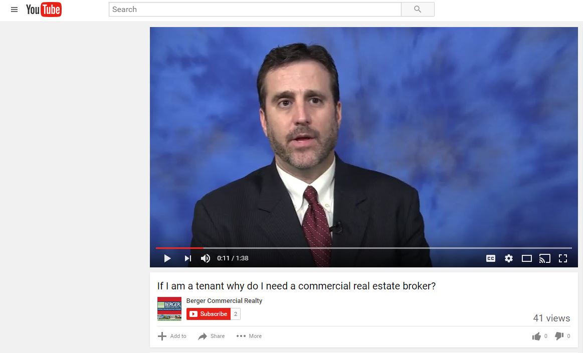 Video If I am a Tenant, Why do I Need a Commercial Real Estate Broker